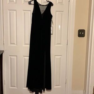 elegant black gown